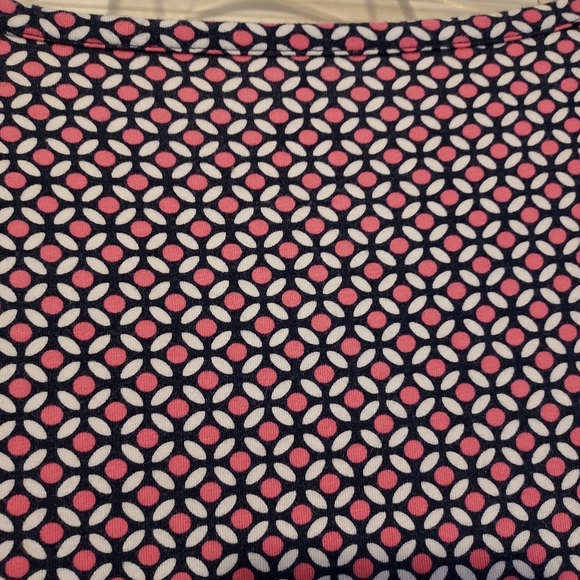 T by Talbots Long Sleeve Stretch Top Shirt XS Pink White Black READ - Picture 9 of 11